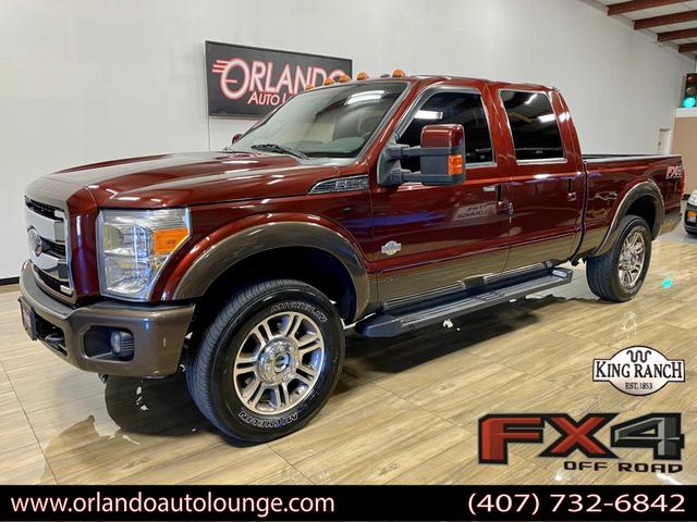 2016 FORD F250 SUPER DUTY CREW CAB KING RANCH PICKUP 4D 6 3 4 FT