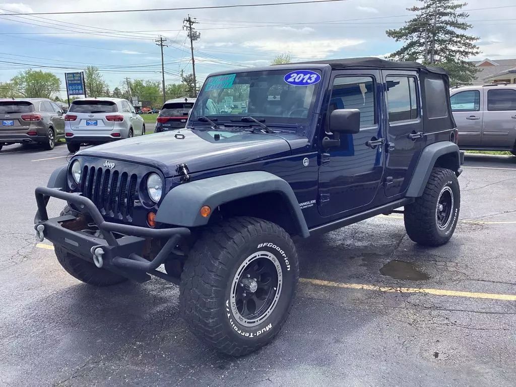 Used 2013 Jeep Wrangler Unlimited Rubicon with VIN 1C4BJWFG1DL510715 for sale in West Chester, OH