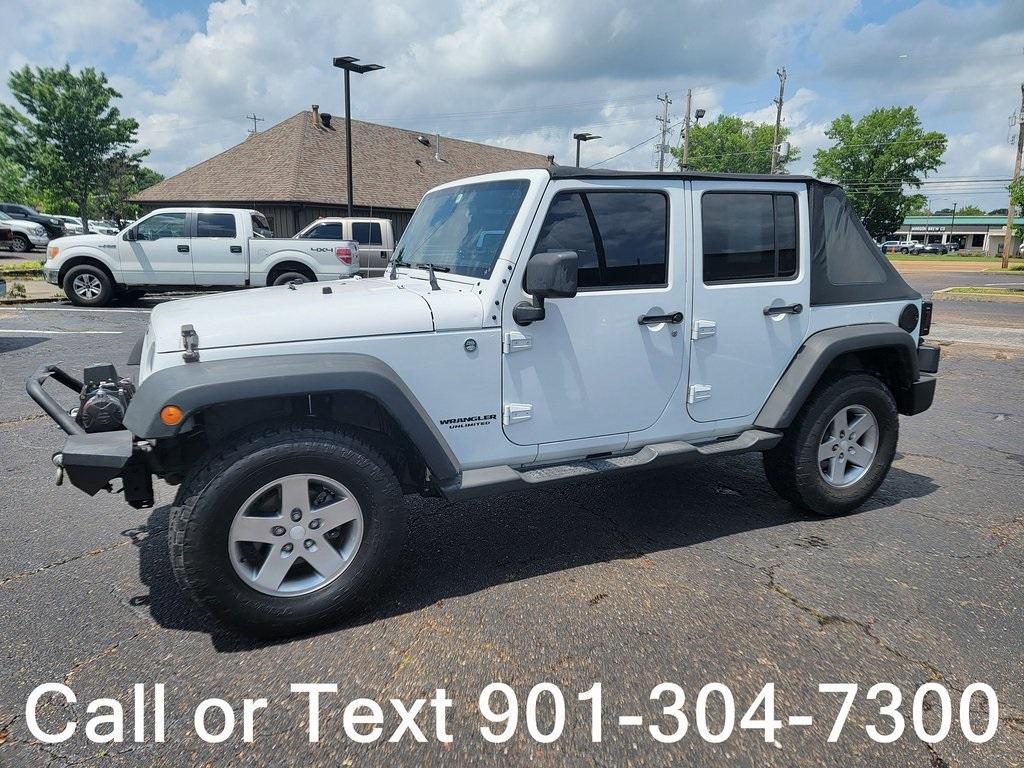 Used 2012 Jeep Wrangler Unlimited Rubicon with VIN 1C4BJWFG7CL212555 for sale in Collierville, TN