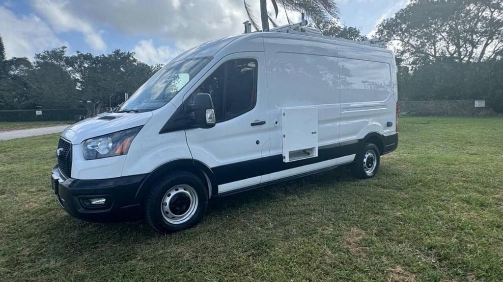 Used 2021 Ford Transit Van Base with VIN 1FTBR1C81MKA43164 for sale in West Palm Beach, FL