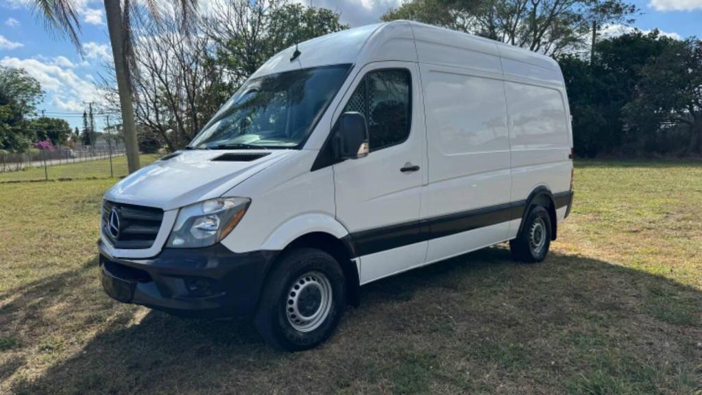 Used 2018 Mercedes-Benz Sprinter Cargo Van Base with VIN WD3PE7CD7JP588232 for sale in West Palm Beach, FL