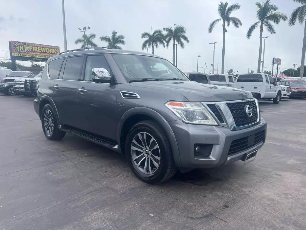 Used 2019 Nissan Armada SL with VIN JN8AY2NC7K9587182 for sale in West Palm Beach, FL