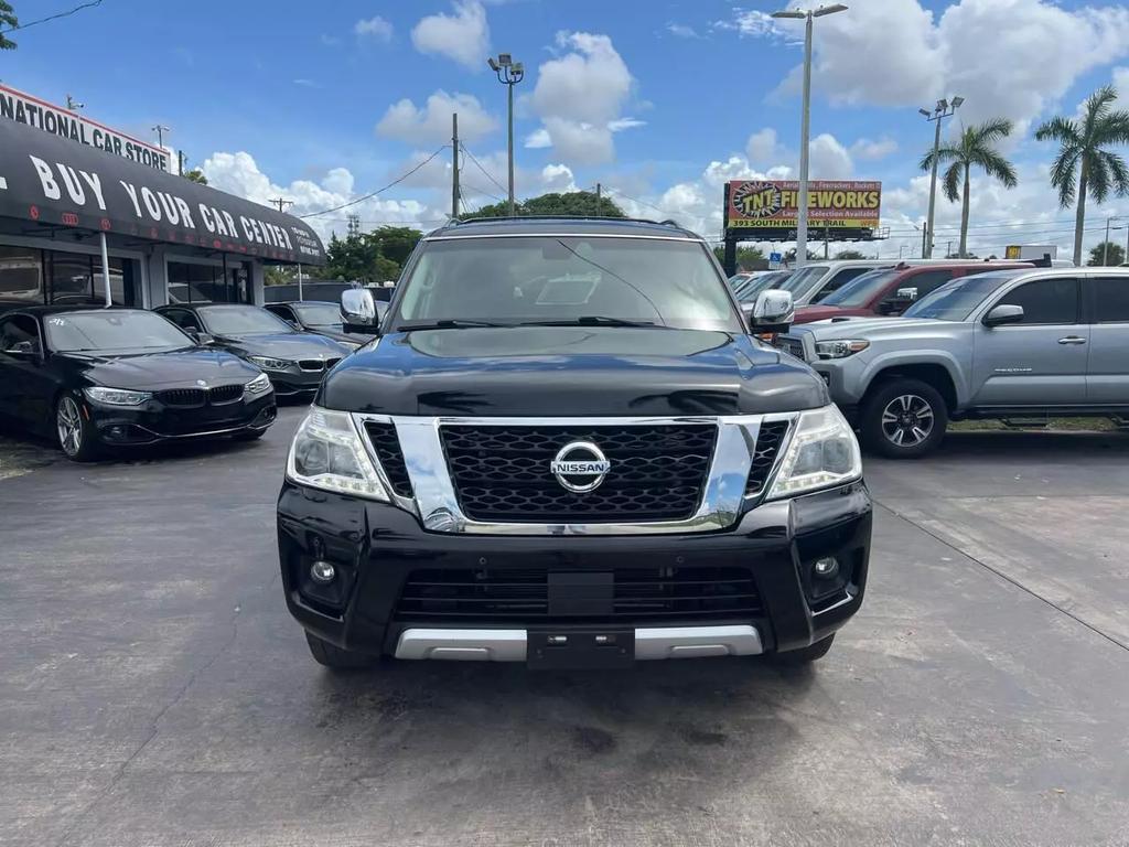 Used 2017 Nissan Armada Platinum with VIN JN8AY2NE4H9700600 for sale in West Palm Beach, FL