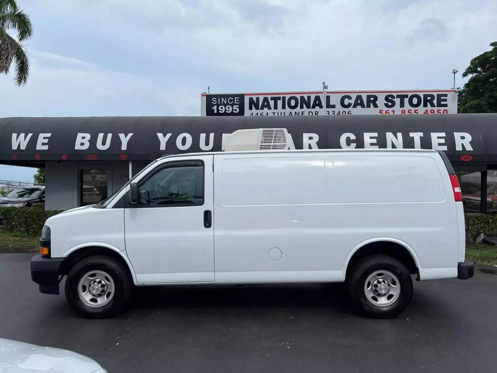 Used 2020 Chevrolet Express Cargo Work Van with VIN 1GCWGAFP3L1259743 for sale in West Palm Beach, FL