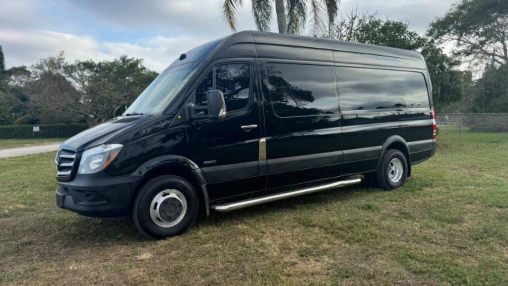 Used 2014 Mercedes-Benz Sprinter Cargo Van Base with VIN WD3PF1CC1E5874046 for sale in West Palm Beach, FL