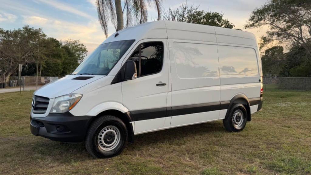 Used 2017 Mercedes-Benz Sprinter WORKER Cargo Van Base with VIN WD3PE7CD0HP395267 for sale in West Palm Beach, FL