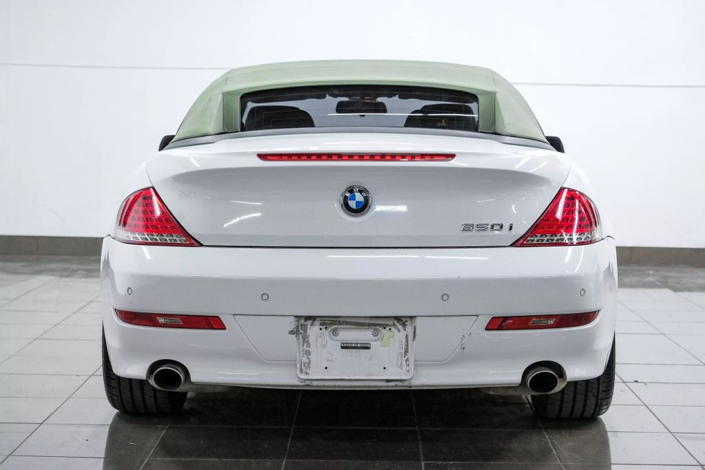 2008 BMW 6 SERIES CONVERTIBLE V8, 4.8 LITER 650I CONVERTIBLE 2D