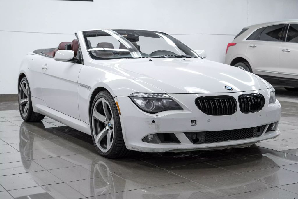 2008 BMW 6 SERIES CONVERTIBLE V8, 4.8 LITER 650I CONVERTIBLE 2D