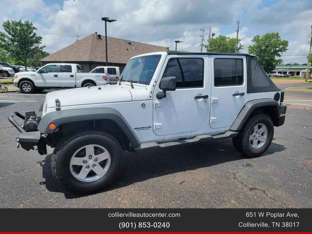 Used 2012 Jeep Wrangler Unlimited Rubicon with VIN 1C4BJWFG7CL212555 for sale in Collierville, TN