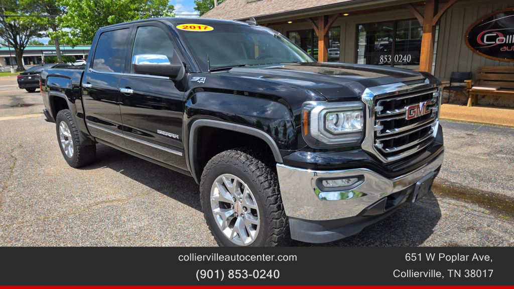 Used 2017 GMC Sierra 1500 SLT with VIN 3GTU2NEC1HG411247 for sale in Collierville, TN