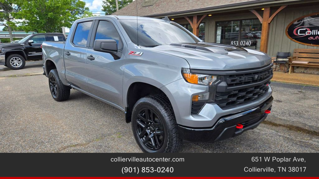 Used 2023 Chevrolet Silverado 1500 Custom with VIN 3GCUDCE87PG328673 for sale in Collierville, TN