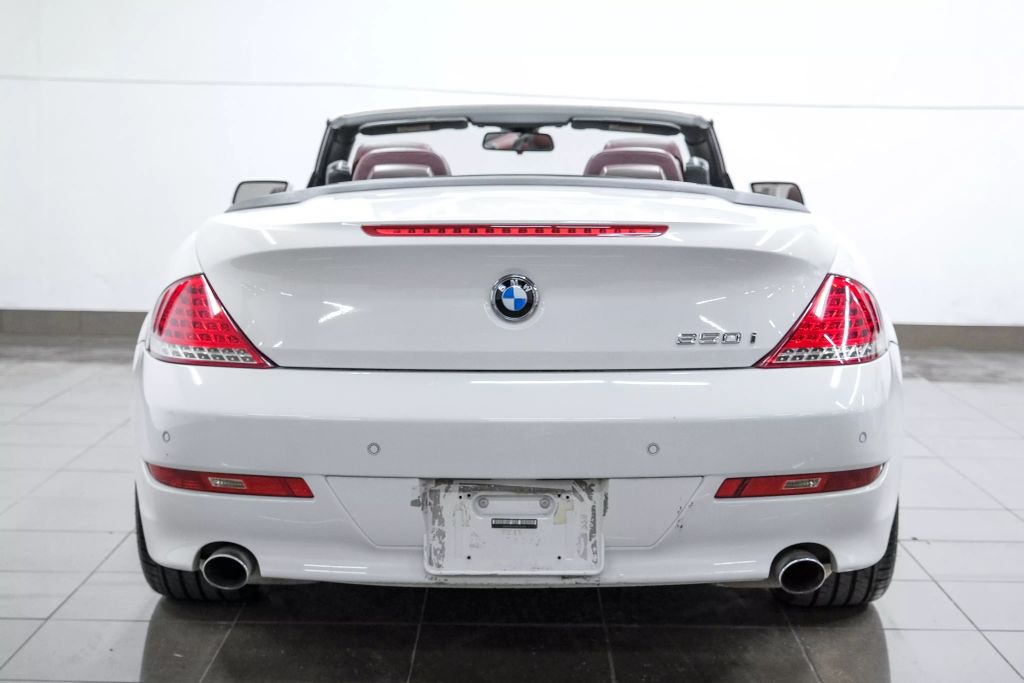 2008 BMW 6 SERIES CONVERTIBLE V8, 4.8 LITER 650I CONVERTIBLE 2D