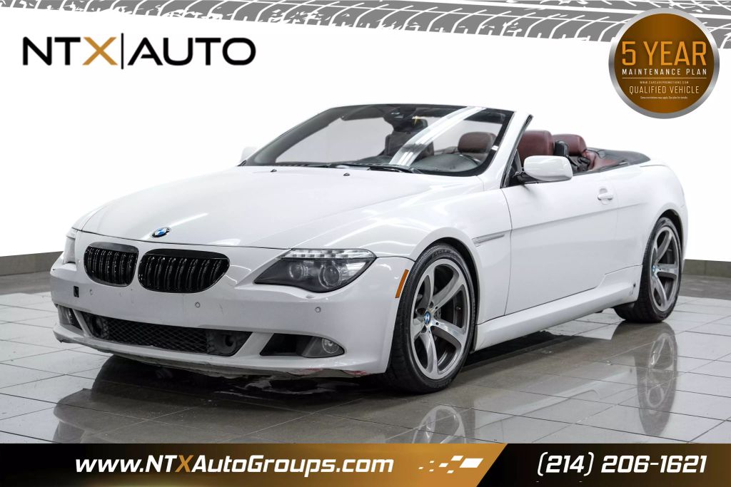 2008 BMW 6 SERIES CONVERTIBLE V8, 4.8 LITER 650I CONVERTIBLE 2D