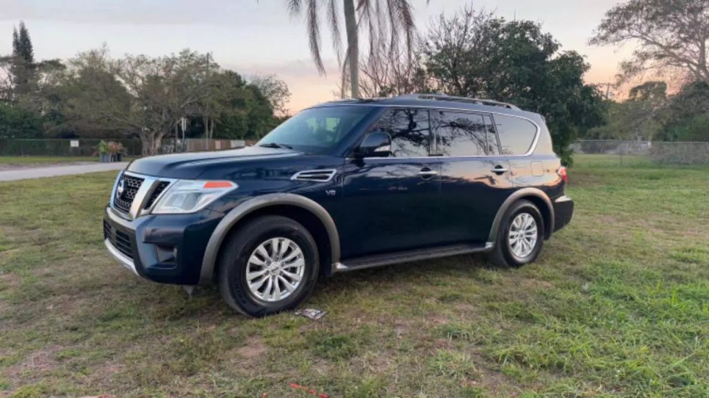 Used 2017 Nissan Armada SV with VIN JN8AY2NC1H9501213 for sale in West Palm Beach, FL