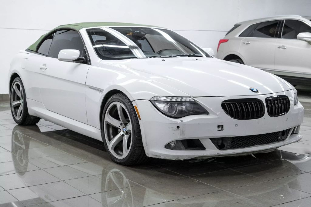 2008 BMW 6 SERIES CONVERTIBLE V8, 4.8 LITER 650I CONVERTIBLE 2D