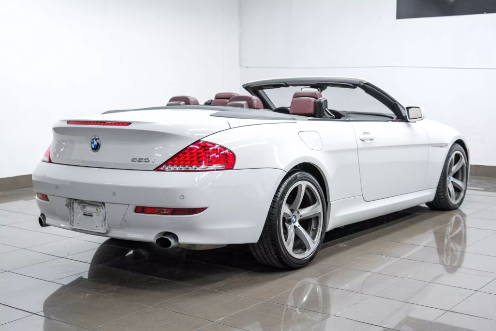 2008 BMW 6 SERIES CONVERTIBLE V8, 4.8 LITER 650I CONVERTIBLE 2D
