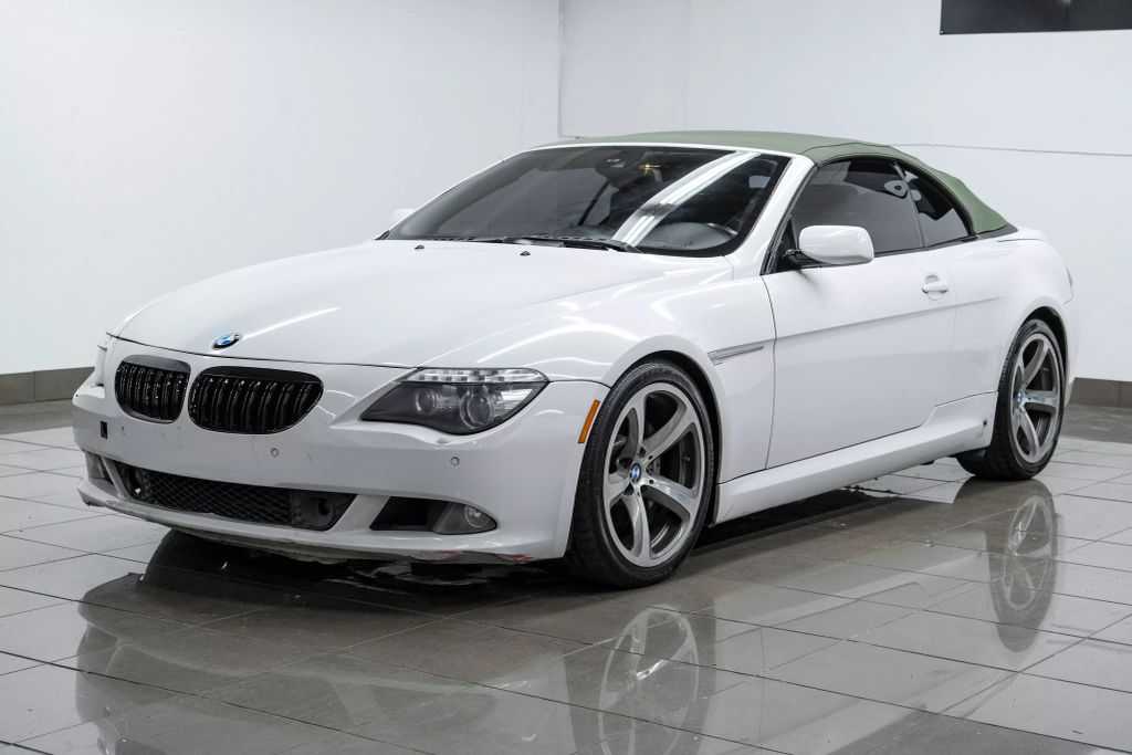 2008 BMW 6 SERIES CONVERTIBLE V8, 4.8 LITER 650I CONVERTIBLE 2D