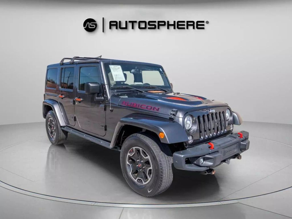 2017 JEEP WRANGLER UNLIMITED SUV V6, 3.6 LITER RUBICON HARD ROCK SPORT UTILITY 4D