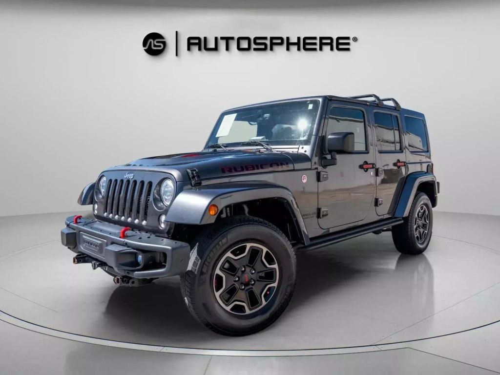 2017 JEEP WRANGLER UNLIMITED SUV V6, 3.6 LITER RUBICON HARD ROCK SPORT UTILITY 4D