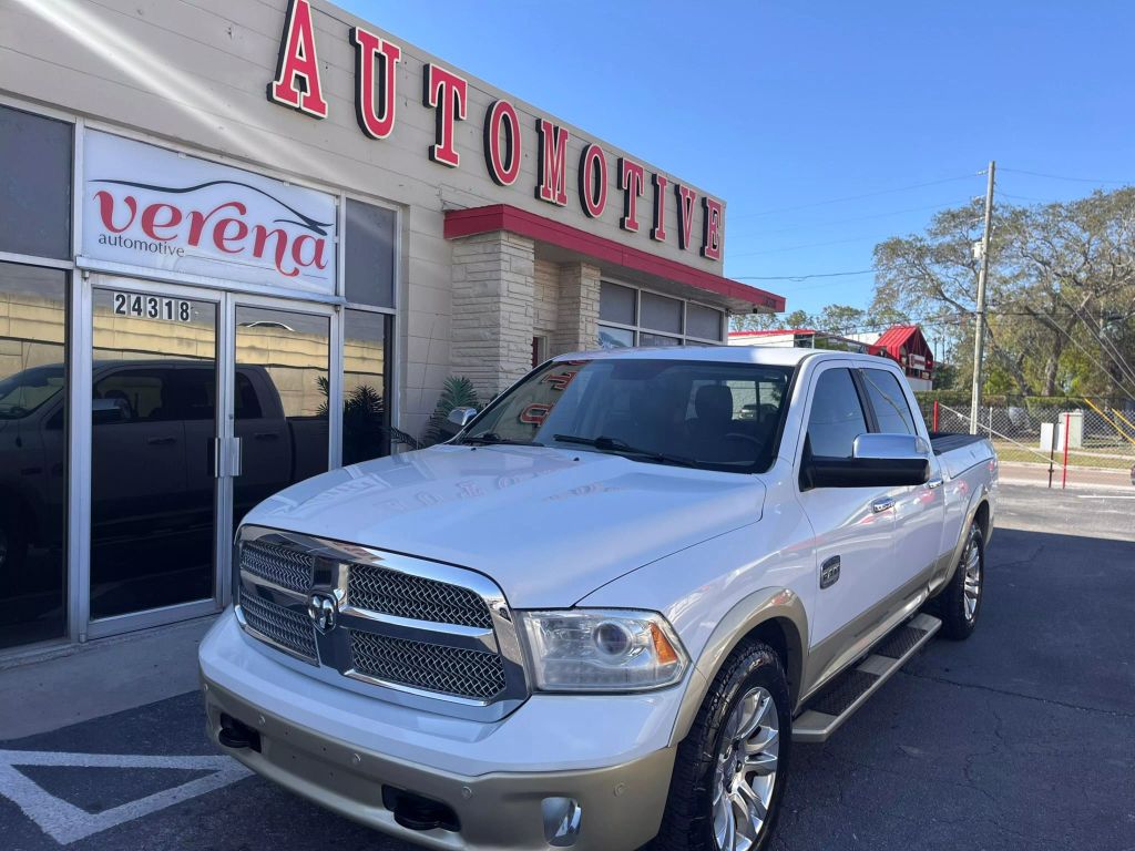 Used 2014 RAM Ram 1500 Pickup Laramie Longhorn with VIN 1C6RR7WT3ES418983 for sale in Clearwater, FL