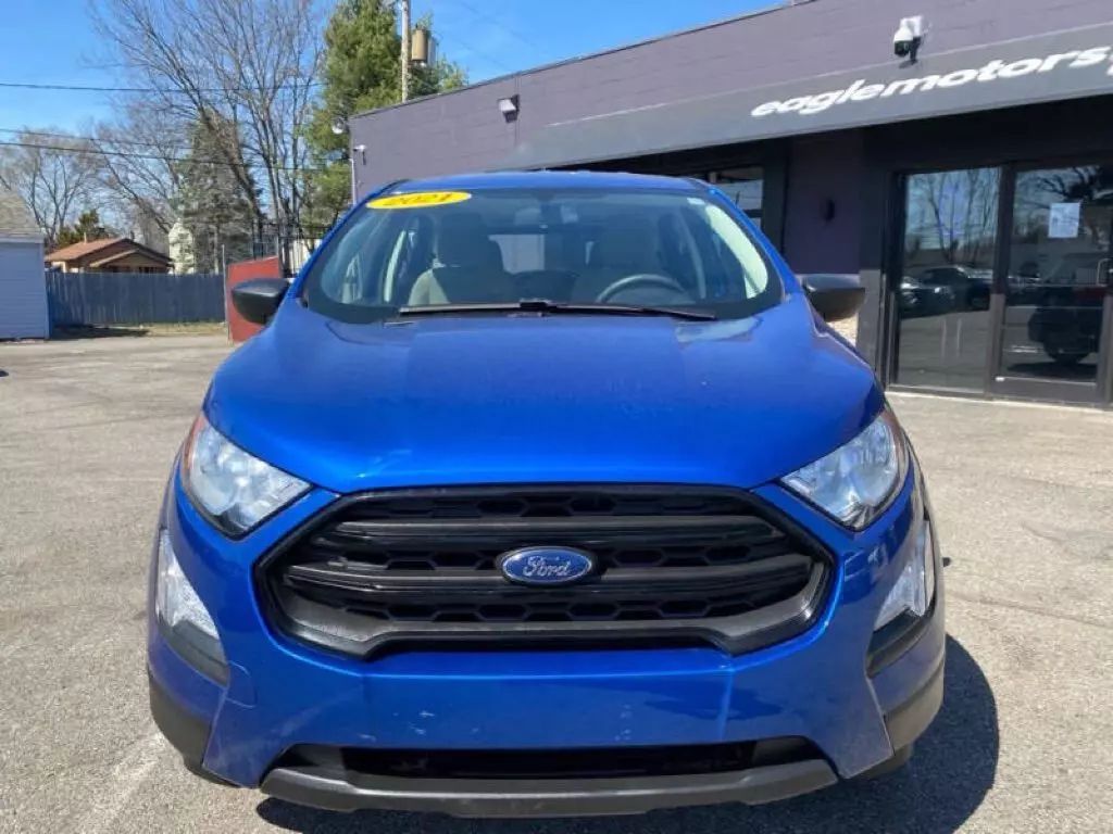 Used 2021 Ford EcoSport S with VIN MAJ3S2FE4MC407139 for sale in West Chester, OH