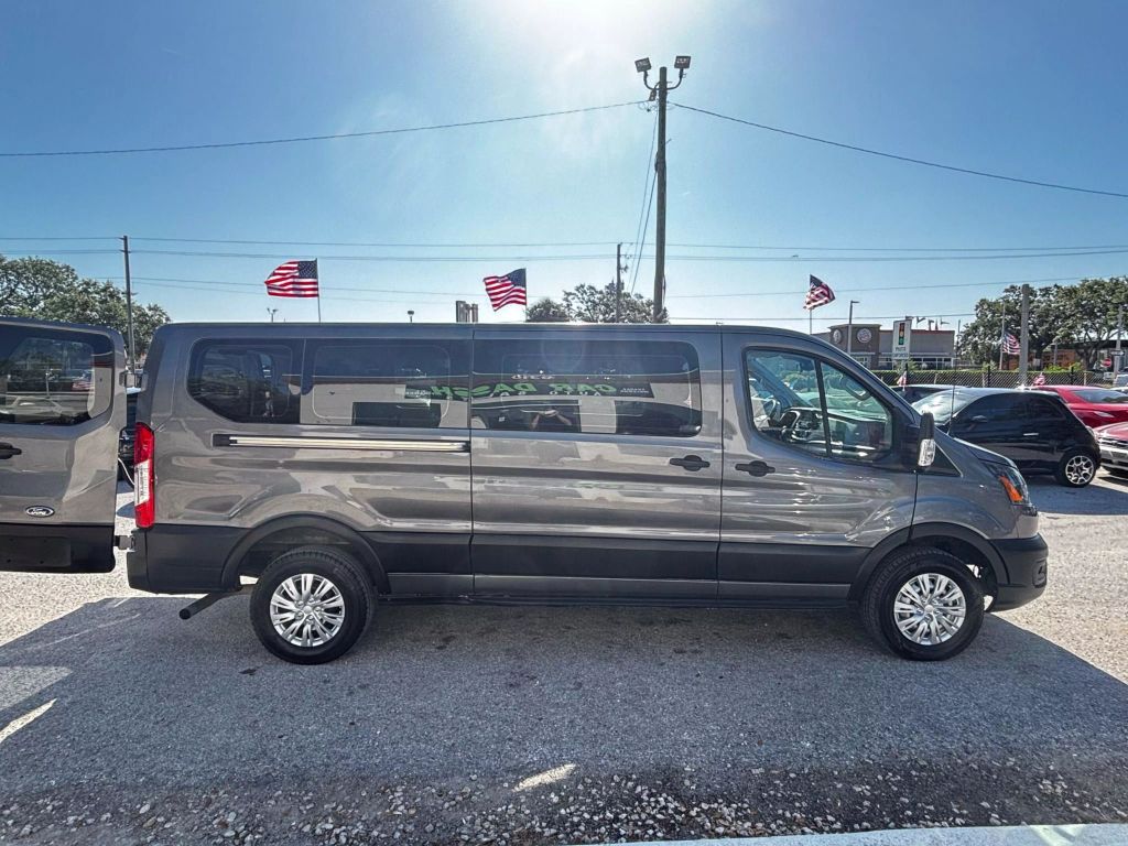 2022 FORD TRANSIT 350 PASSENGER VAN PASSENGER V6, FLEX FUEL, 3.5 LITER XL W/LOW ROOF VAN 3D