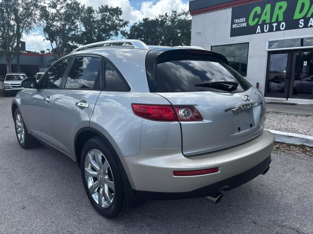 2004 INFINITI FX SUV V6, 3.5 LITER FX35 SPORT UTILITY 4D