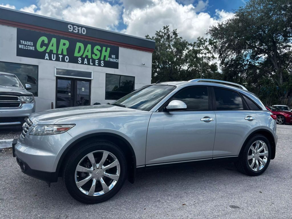 2004 INFINITI FX SUV V6, 3.5 LITER FX35 SPORT UTILITY 4D