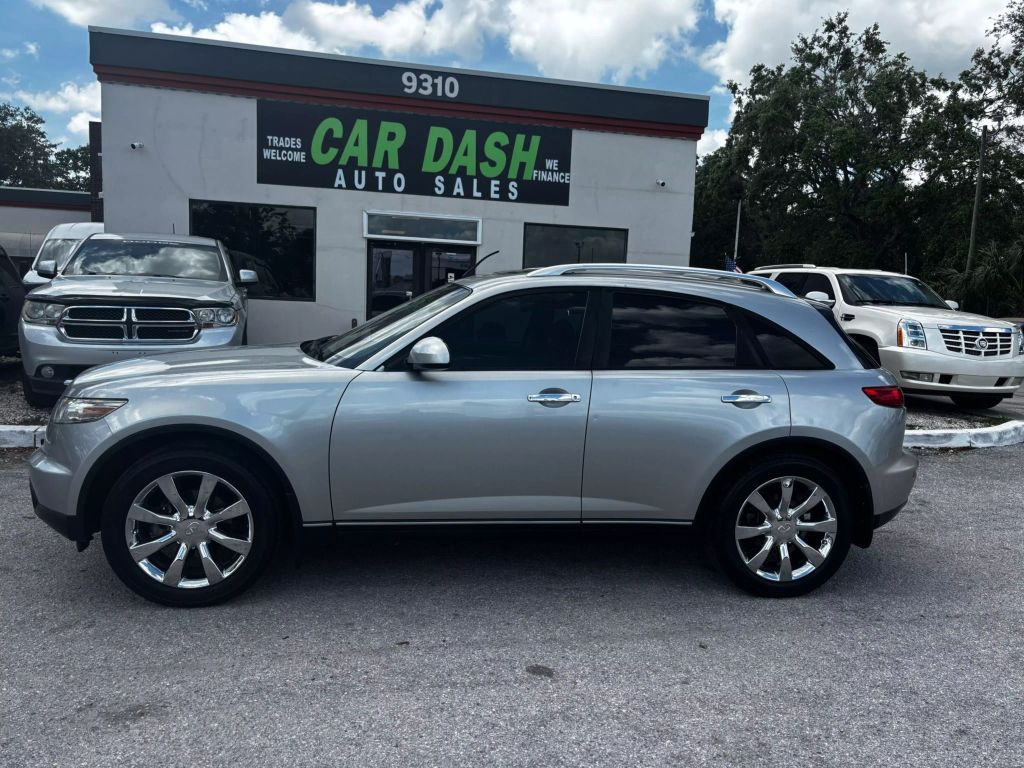 2004 INFINITI FX SUV V6, 3.5 LITER FX35 SPORT UTILITY 4D
