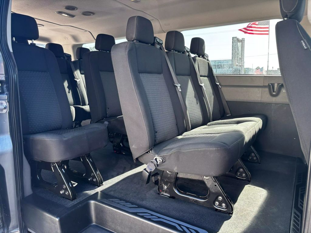 2022 FORD TRANSIT 350 PASSENGER VAN PASSENGER V6, FLEX FUEL, 3.5 LITER XL W/LOW ROOF VAN 3D