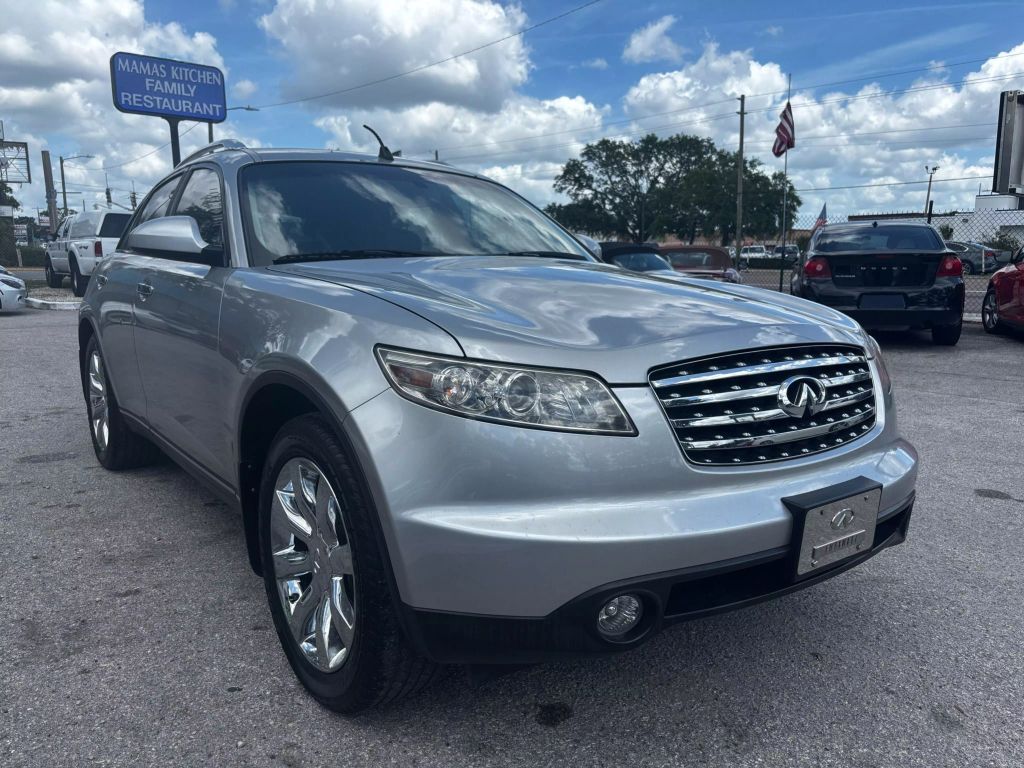 2004 INFINITI FX SUV V6, 3.5 LITER FX35 SPORT UTILITY 4D