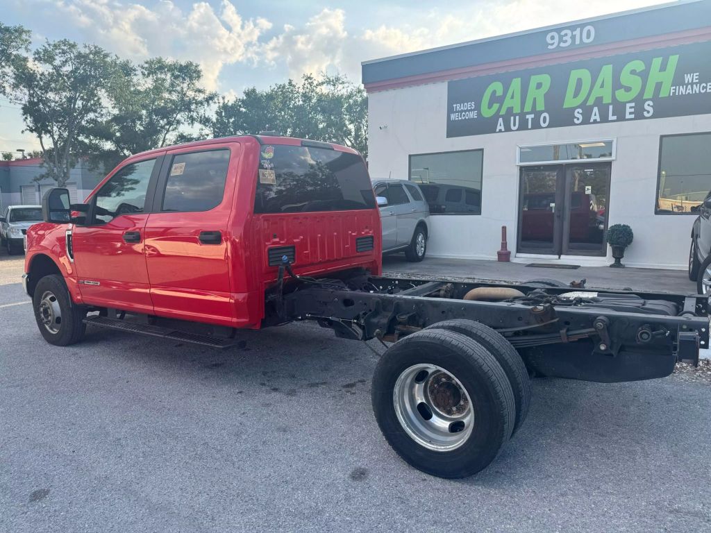 2021 FORD F350 SUPER DUTY CREW CAB & CHASSIS CAB_CHASSIS V8, TURBO DIESEL, 6.7 LITER XL CAB & CHASSIS 4D
