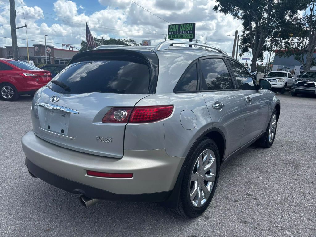 2004 INFINITI FX SUV V6, 3.5 LITER FX35 SPORT UTILITY 4D