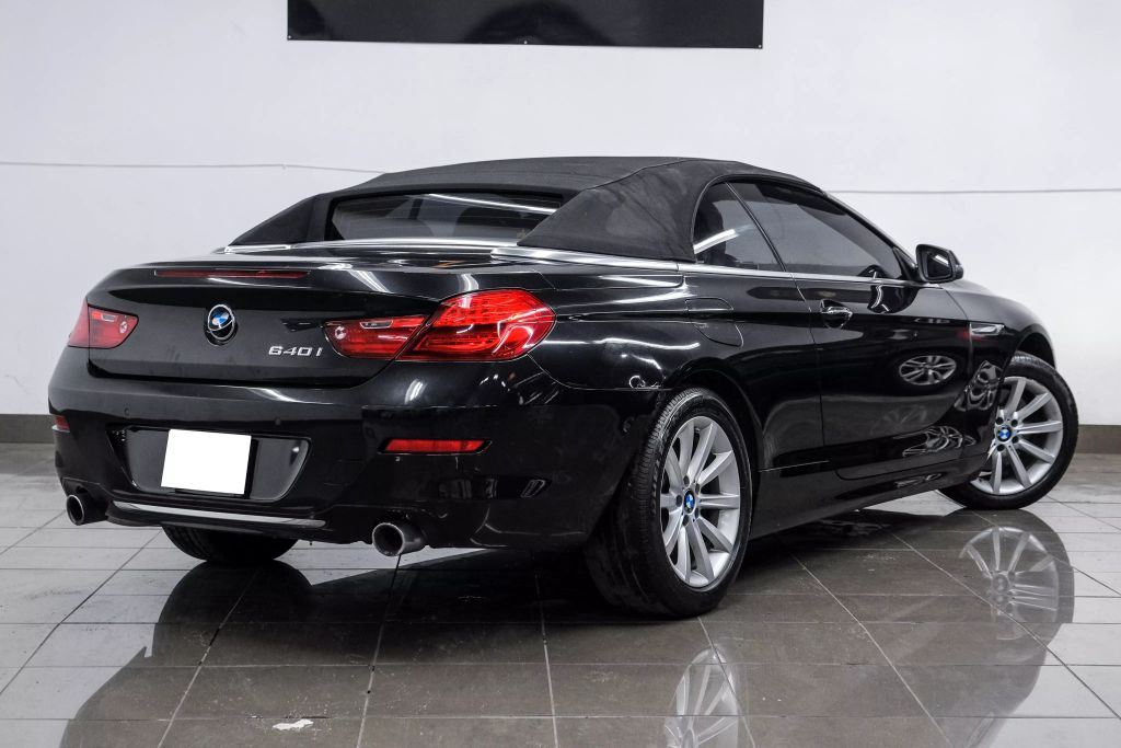 2016 BMW 6 SERIES CONVERTIBLE 6-CYL, TURBO, 3.0 LITER 640I CONVERTIBLE 2D