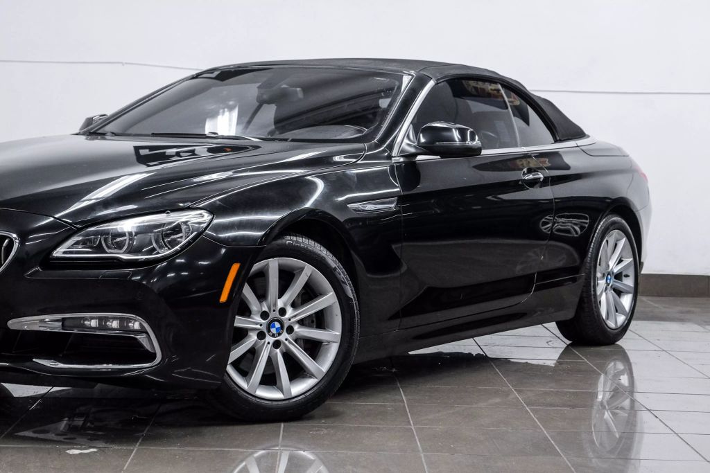 2016 BMW 6 SERIES CONVERTIBLE 6-CYL, TURBO, 3.0 LITER 640I CONVERTIBLE 2D