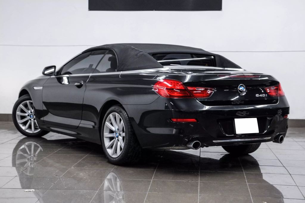 2016 BMW 6 SERIES CONVERTIBLE 6-CYL, TURBO, 3.0 LITER 640I CONVERTIBLE 2D