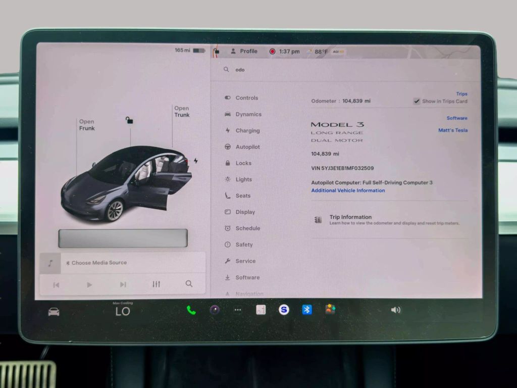 2021 TESLA MODEL 3 SEDAN DUAL ELECTRIC MOTORS LONG RANGE SEDAN 4D
