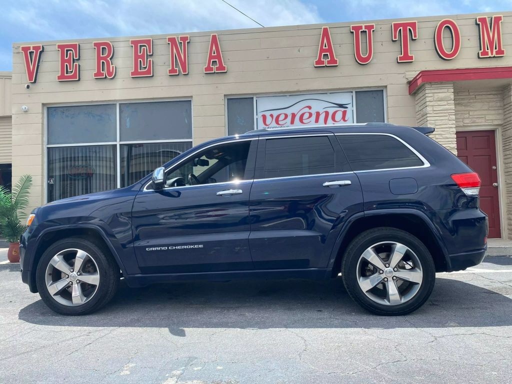 Used 2015 Jeep Grand Cherokee Overland with VIN 1C4RJECG9FC832583 for sale in Clearwater, FL