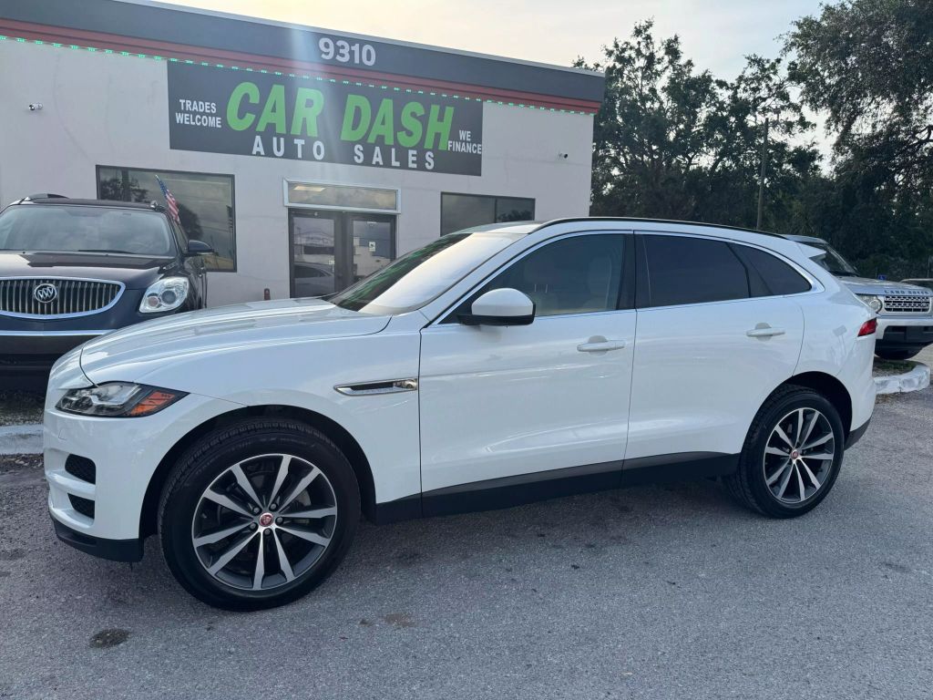 2018 JAGUAR F-PACE SUV 4-CYL, TURBO DSL, 2.0L 20D PRESTIGE SPORT UTILITY 4D