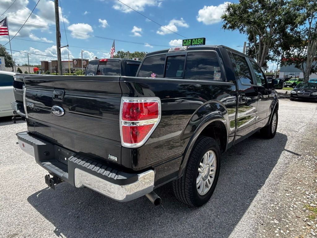 2010 FORD F150 SUPERCREW CAB PICKUP V8, FLEX FUEL, 5.4 LITER LARIAT PICKUP 4D 5 1/2 FT