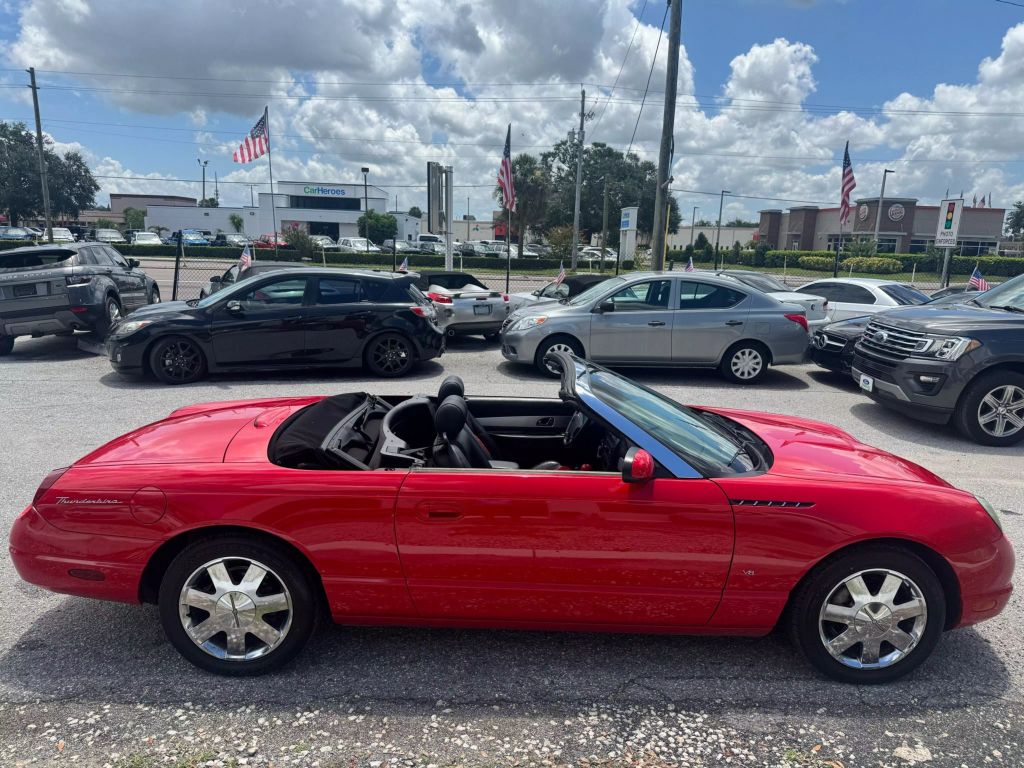 2003 FORD THUNDERBIRD CONVERTIBLE V8, 3.9 LITER CONVERTIBLE 2D
