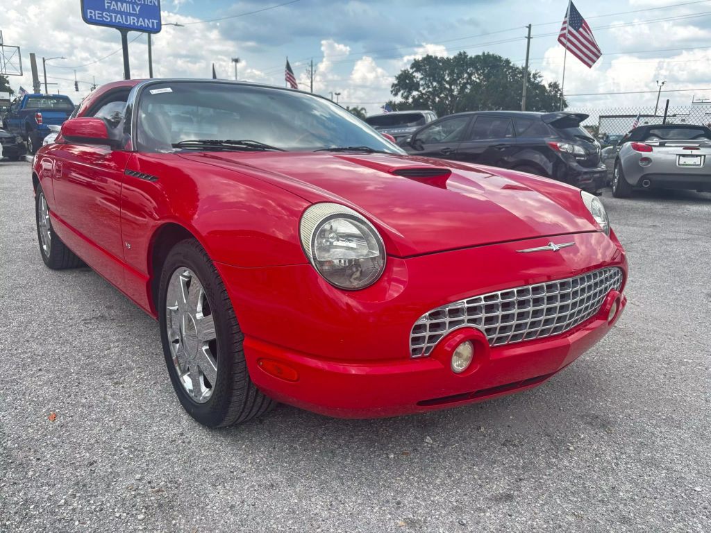 2003 FORD THUNDERBIRD CONVERTIBLE V8, 3.9 LITER CONVERTIBLE 2D