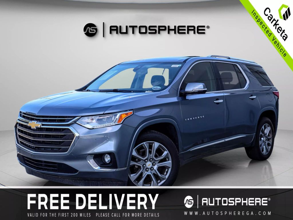 2019 CHEVROLET TRAVERSE SUV V6, 3.6 LITER PREMIER SPORT UTILITY 4D