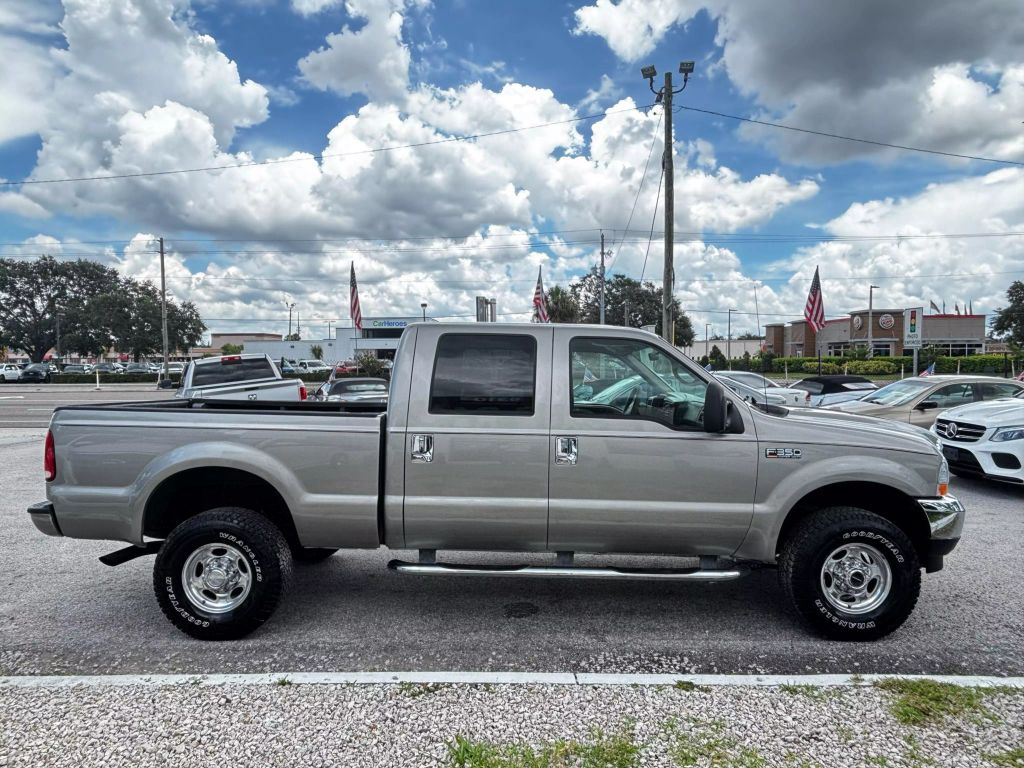2002 FORD F350 SUPER DUTY CREW CAB PICKUP V8, TURBO DIESEL, 7.3L LONG BED