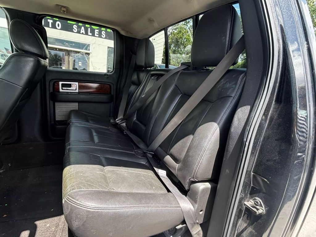 2010 FORD F150 SUPERCREW CAB PICKUP V8, FLEX FUEL, 5.4 LITER LARIAT PICKUP 4D 5 1/2 FT