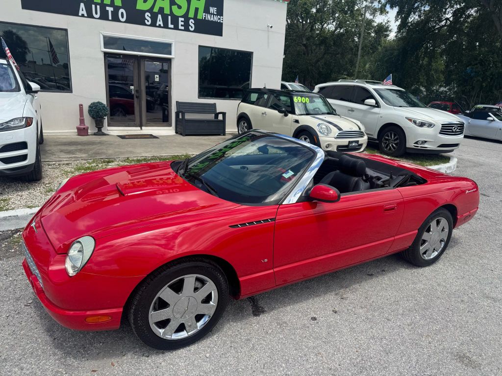 2003 FORD THUNDERBIRD CONVERTIBLE V8, 3.9 LITER CONVERTIBLE 2D