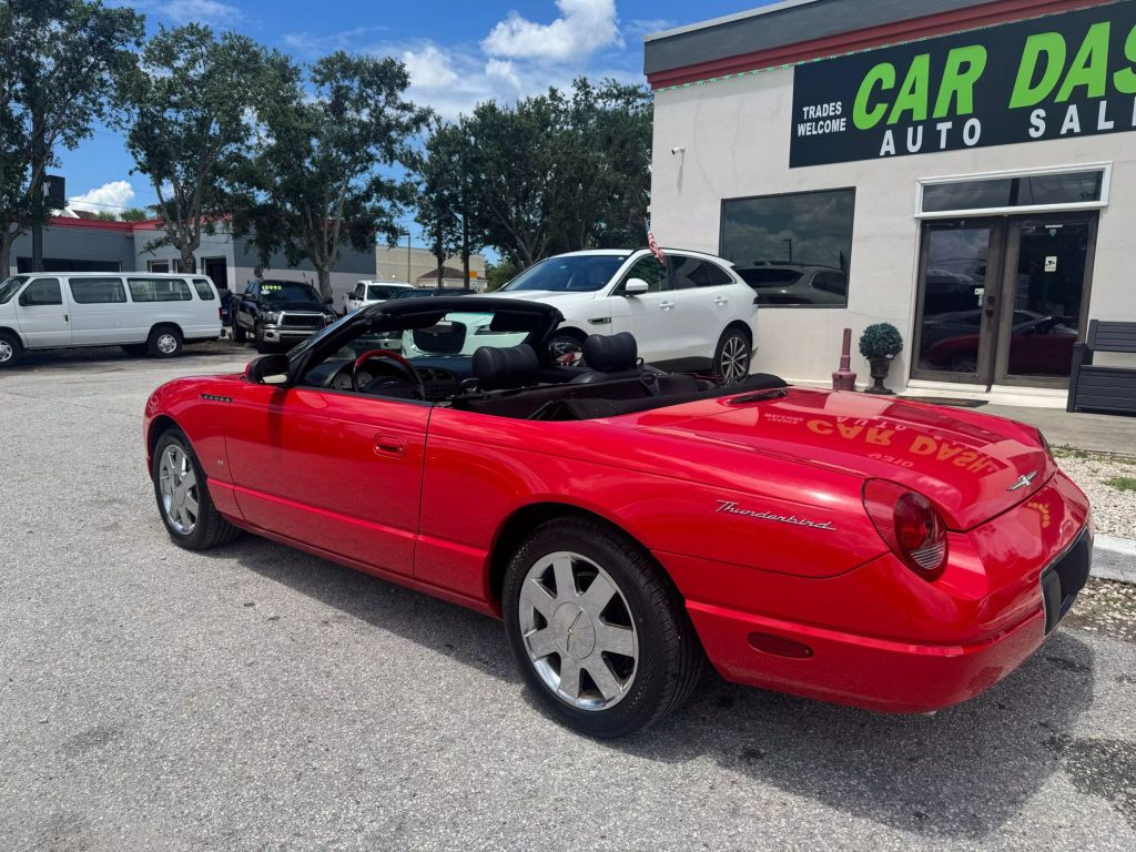 2003 FORD THUNDERBIRD CONVERTIBLE V8, 3.9 LITER CONVERTIBLE 2D