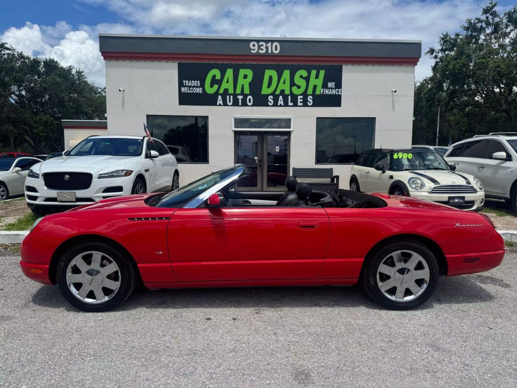 2003 FORD THUNDERBIRD CONVERTIBLE V8, 3.9 LITER CONVERTIBLE 2D