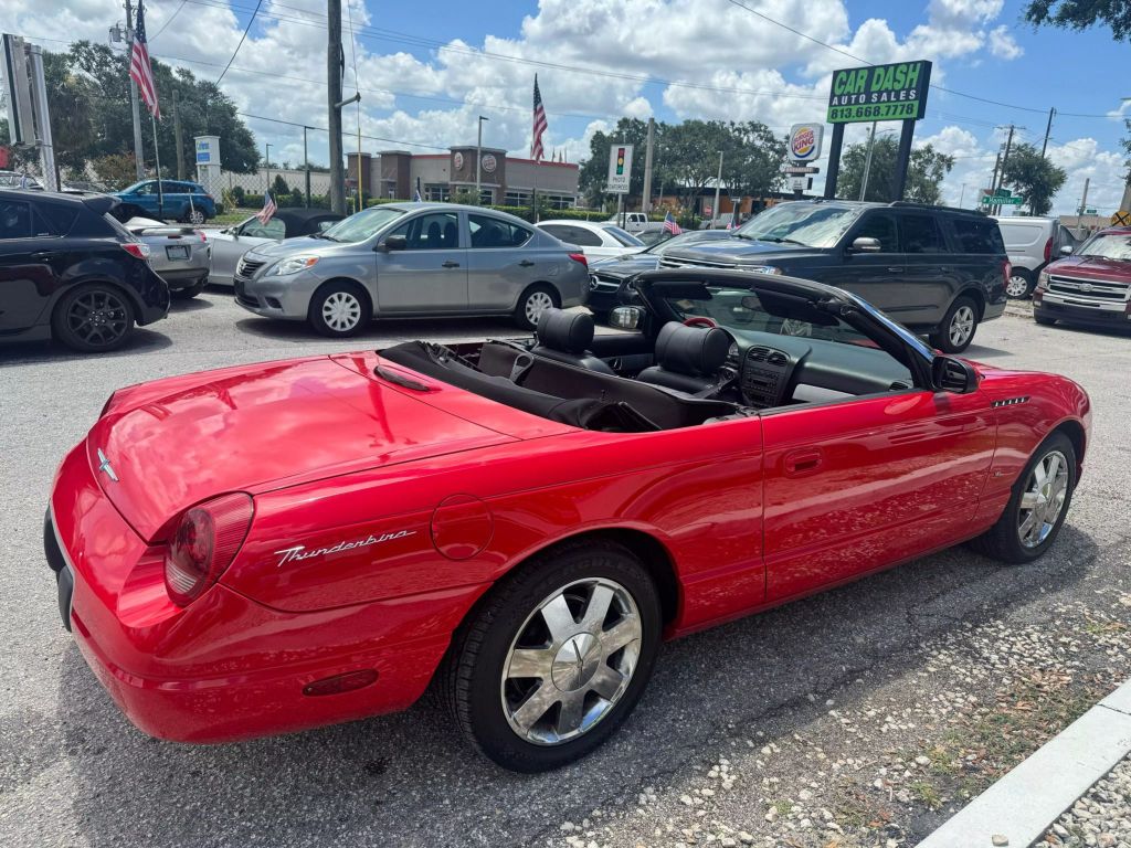 2003 FORD THUNDERBIRD CONVERTIBLE V8, 3.9 LITER CONVERTIBLE 2D