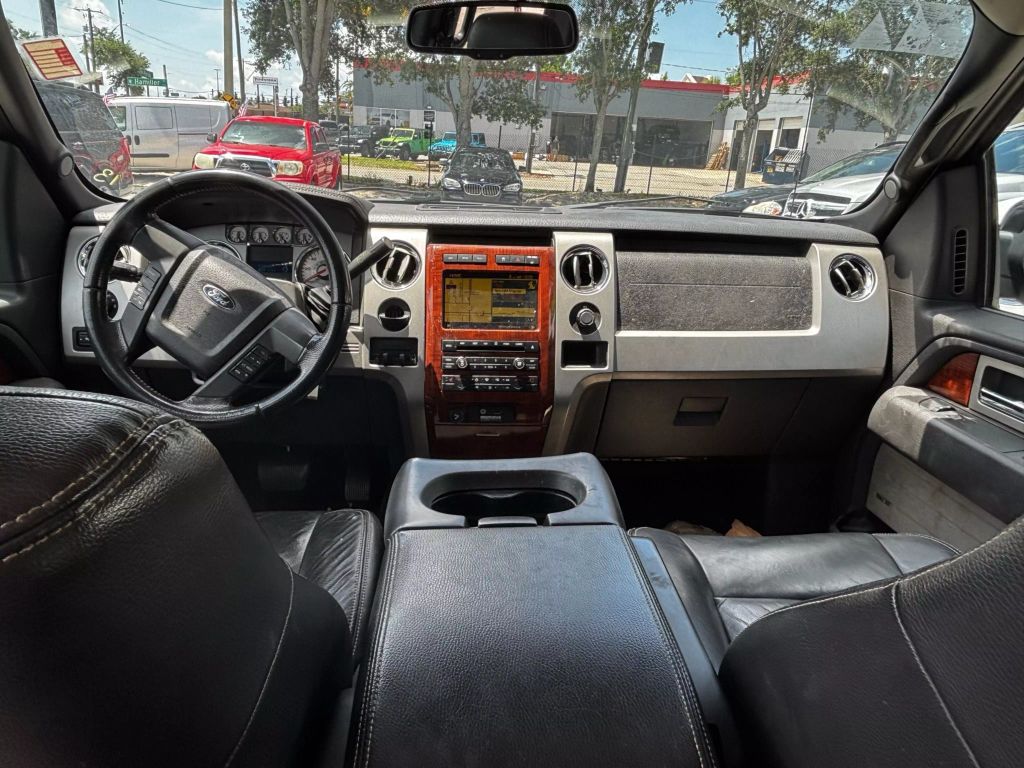 2010 FORD F150 SUPERCREW CAB PICKUP V8, FLEX FUEL, 5.4 LITER LARIAT PICKUP 4D 5 1/2 FT